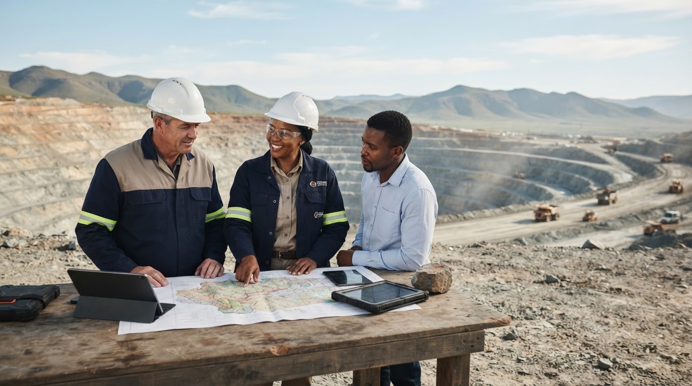 Blackstone Mining predictive analytics dashboard interface showing market trend data